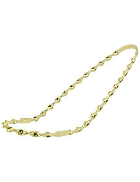 Lowrider Twisted Banana Seat Trim Gold.